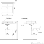 TOTO L710CSRE 半嵌入檯上盤